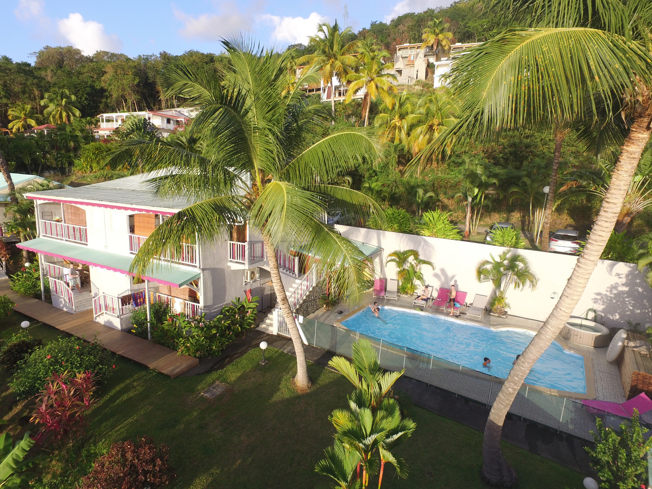 Locations vue mer avec piscine en Guadeloupe